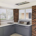 Sirius SL920FRESCO1200 Stella undermount rangehood over an outdoor BBQ