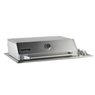 Smart 4000DG-SL-SS drop-in gas BBQ in stainless steel with slimline hood closed