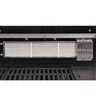 Close-up of the Smart 601WB rear infrared rotisserie burner