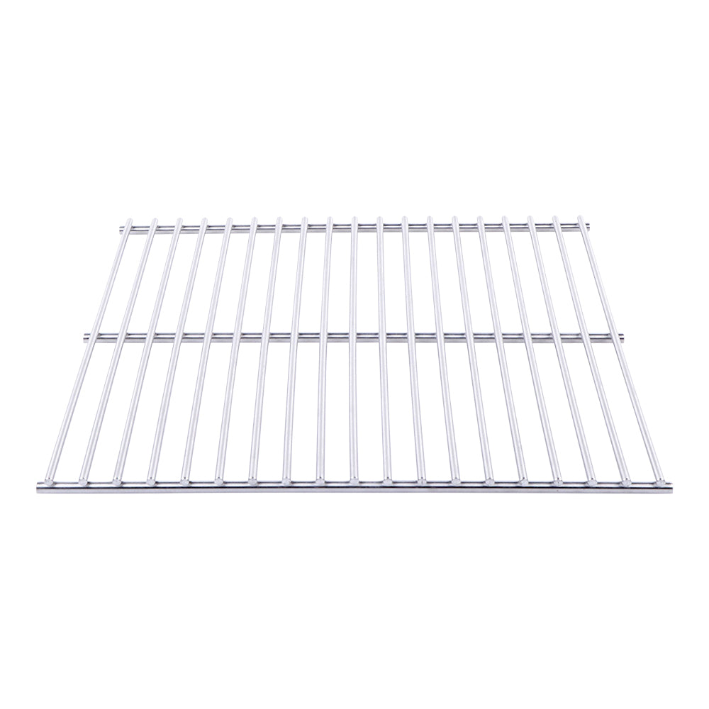 Smart 8A02401001 stainless steel open grill plate shown at an angle from the front