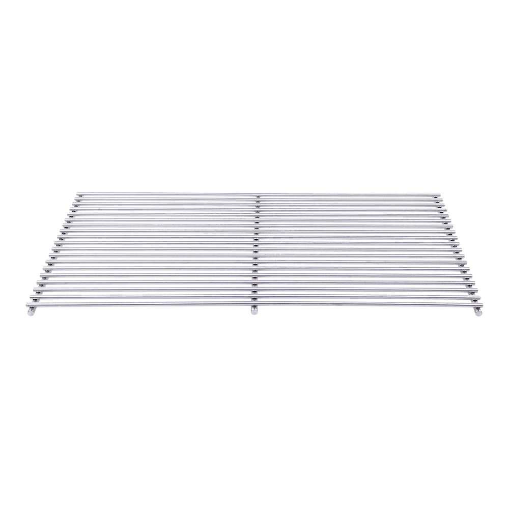 Smart 8A02401001 stainless steel open grill plate shown from the side