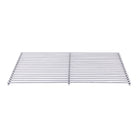 Smart 8A02401001 stainless steel open grill plate shown from the side
