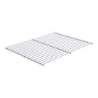 Smart 8A02401001 stainless steel open grill plate shown from a corner angle