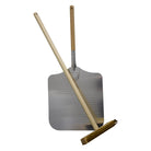 Smart PW01 included pizza paddle and copper brush with wooden handles
