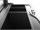 Close-up of the Smart WM700EW smooth glass flat plate and grooved griddle plate