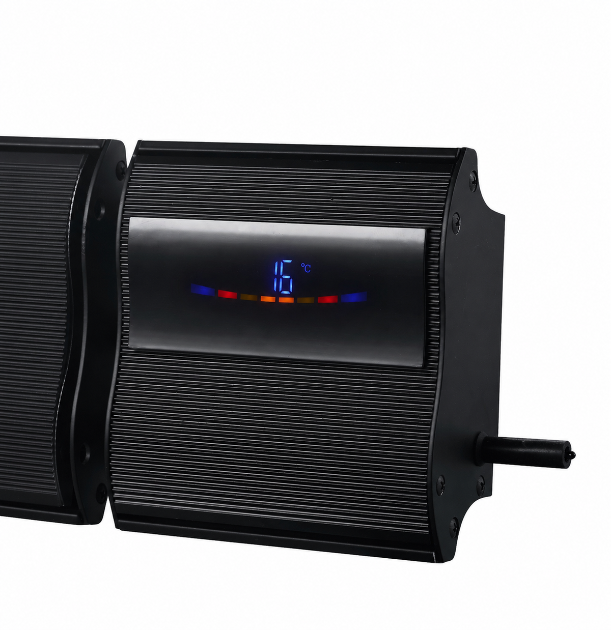 Thermogroup Lotus heater LED control display close-up