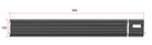 Thermogroup Lotus LO1200WB dimensional drawing showing 940mm length and 150mm height