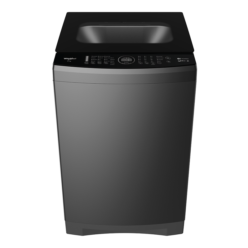 Whirlpool VWED1102IG 11kg Grey Sonic Clean Top Load Washing Machine - Front