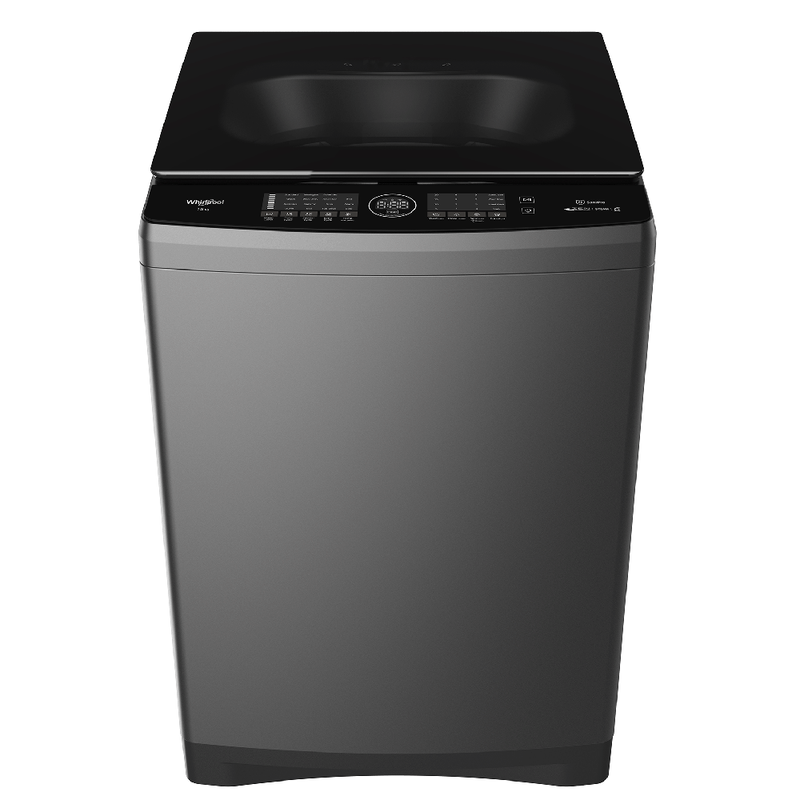 Whirlpool VWHD1502IG 15kg Grey SaniPro Top Load Washing Machine - Front