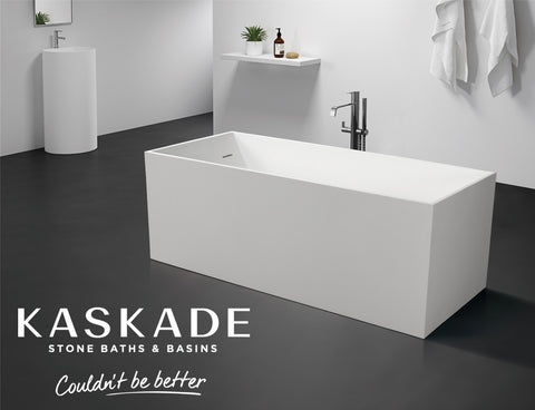 Kaskade VX23 Sandy Freestanding Stone Bath with Overflow