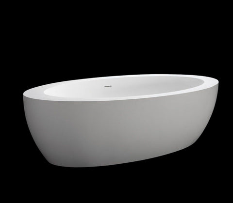 Kaskade VX44-1900 Elizabeth Freestanding Stone Bath with Overflow