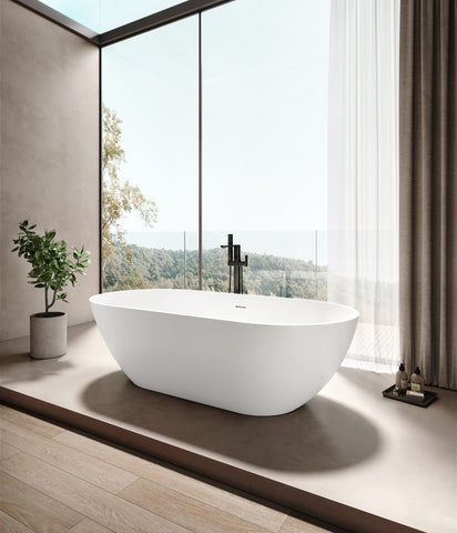 Kaskade Aveo MKII Freestanding Stone Bath with Overflow
