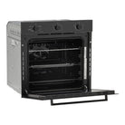 Whirlpool W3OMK35HR0BA black 60cm oven detail view