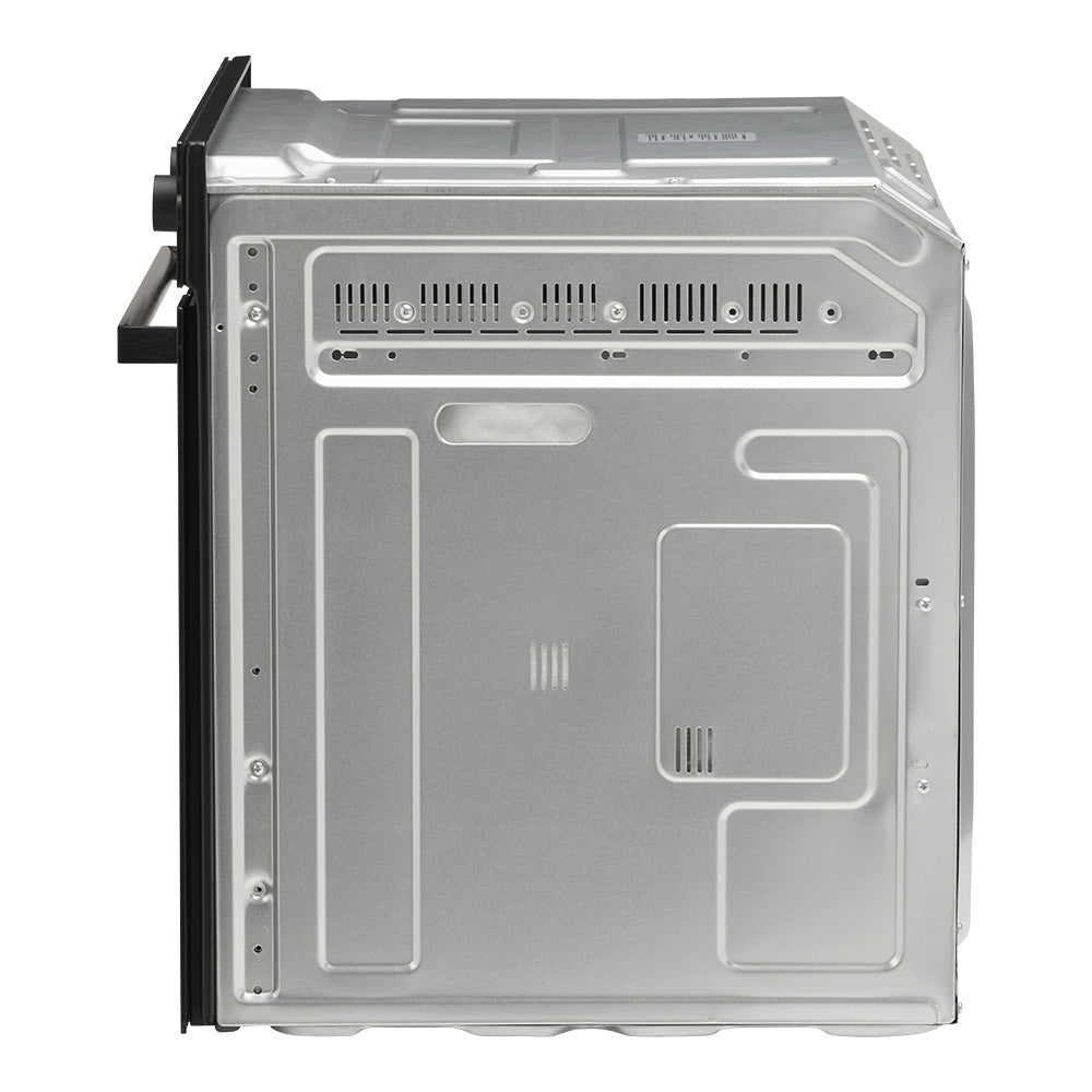 Whirlpool W3OMK35HR0BA black oven detail view