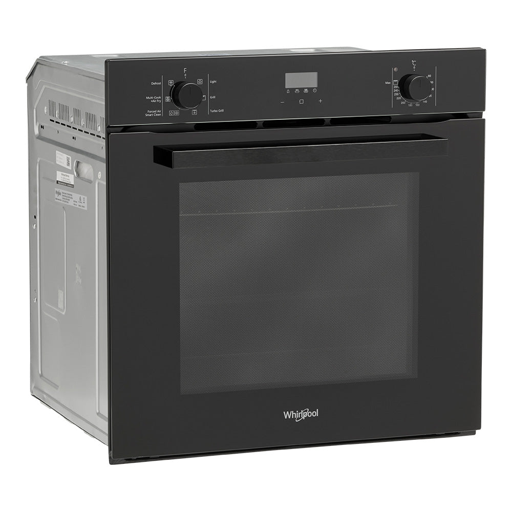 Whirlpool W3OMK55HR0BC 60cm Built-In Multi-Function Oven with Air Fry in Black