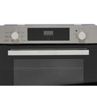 Whirlpool W3OMK55HR0XC stainless steel 60cm oven angled view