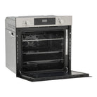 Whirlpool W3OMK55HR0XC stainless steel oven detail view