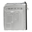 Whirlpool W3OMK55HR0XC oven control panel with two knobs and touch timer