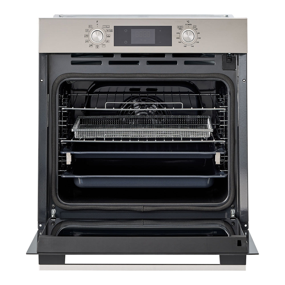 Whirlpool W4OMK581RU1XA stainless steel 60cm oven front view
