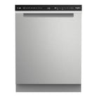 Whirlpool WDBU3I4PIXAU 60cm 14 place setting built-under dishwasher in stainless steel - front view