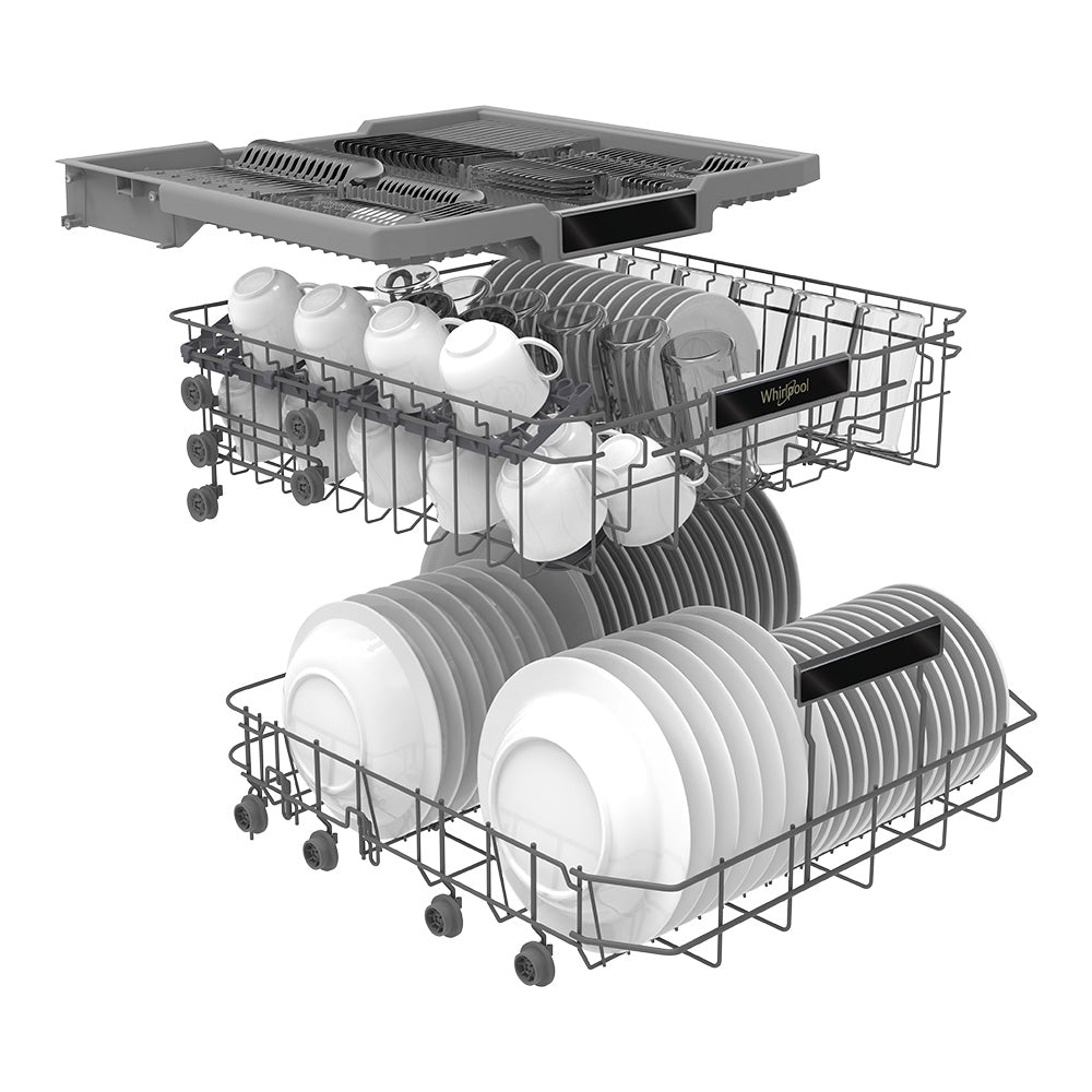 Whirlpool WDFS3R4OIXAU 60cm Freestanding Dishwasher in Stainless Steel - image 6