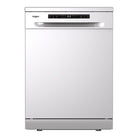 Whirlpool WDFS3R4OWEAU 60cm 14 Place Setting Freestanding Dishwasher in White - front view