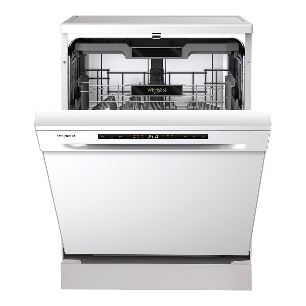 Whirlpool WDFS3R4OWEAU 60cm Freestanding Dishwasher in White - image 2