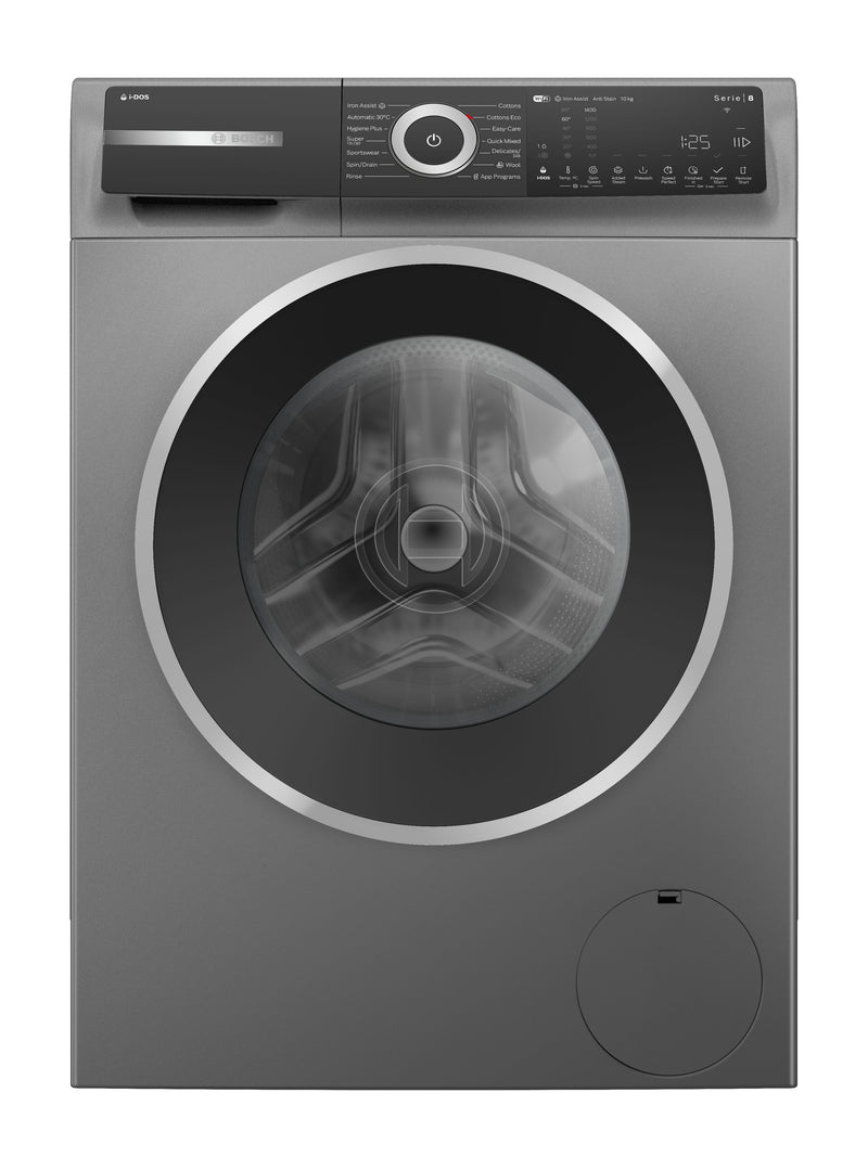 Bosch WGH254ARAU Series 8 Graphite Grey 10kg Front Loader Washing Machine
