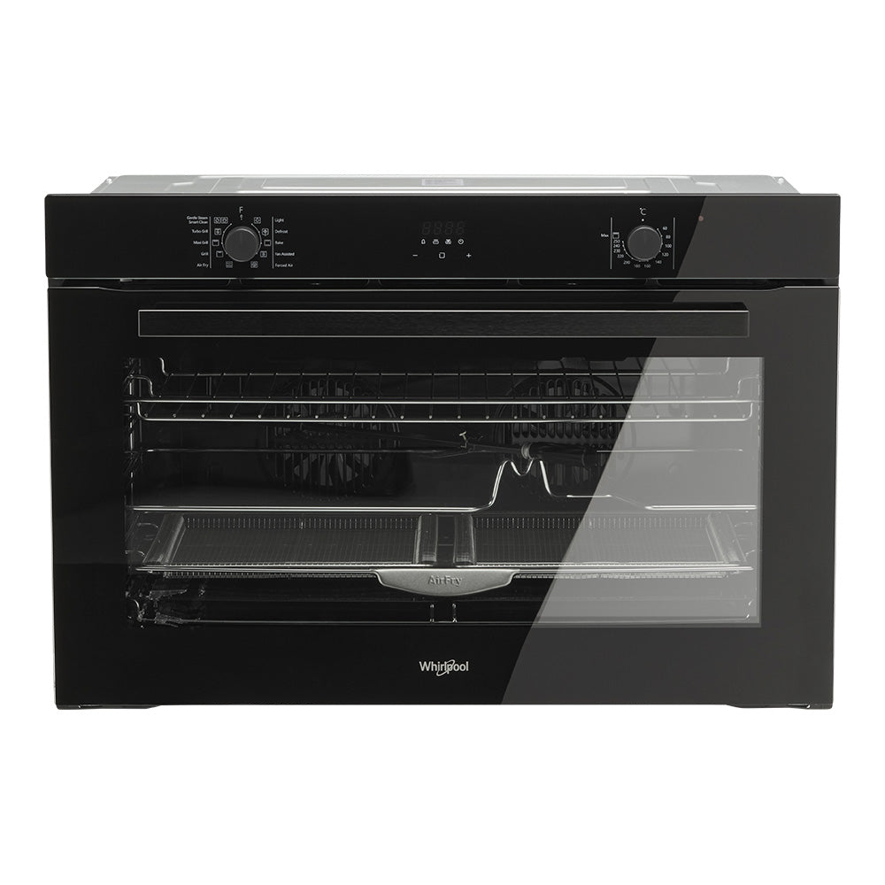 Whirlpool WMH9900BLAUS 90cm Built-In Multi-Function Oven with Air Fry in Black