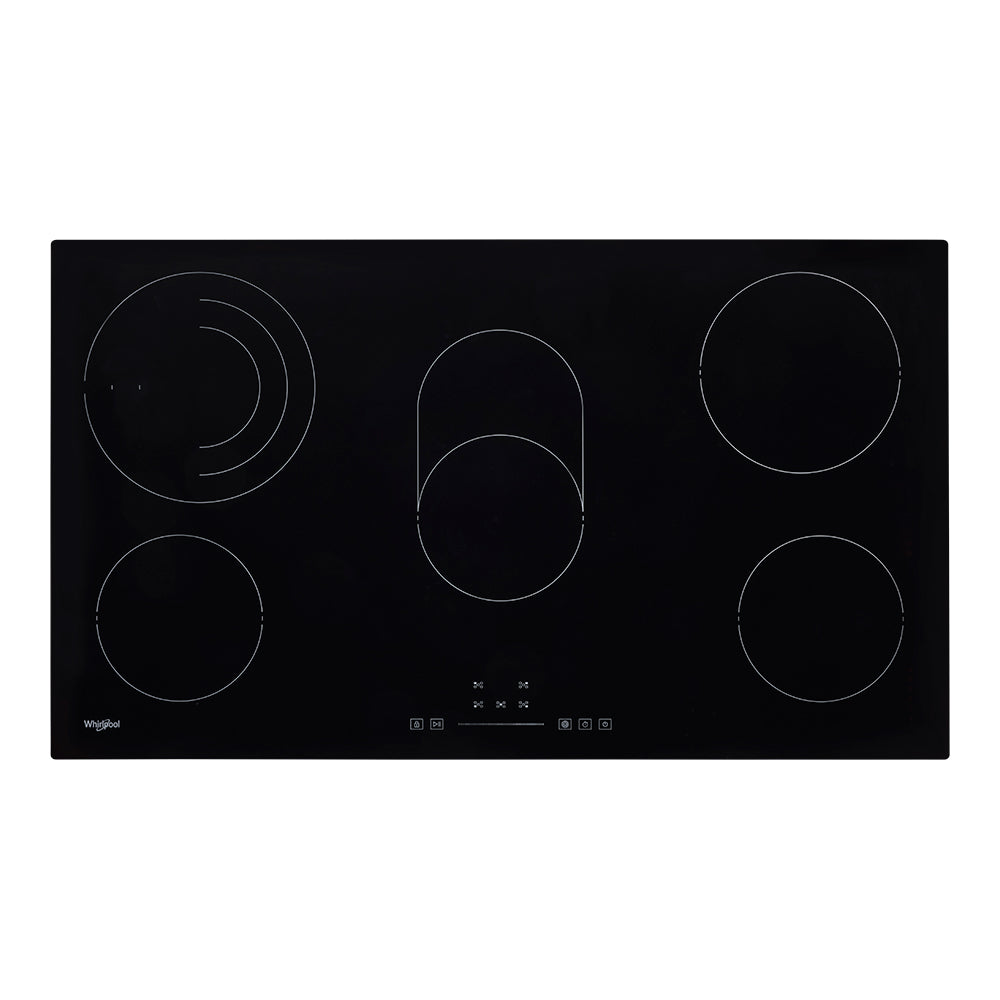 Whirlpool WRT9350AUS 90cm 5 Zone Ceramic Cooktop with Oval Zone