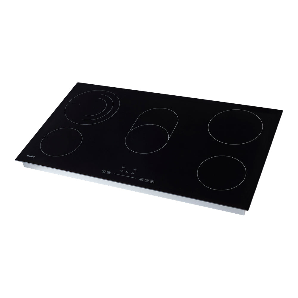 Whirlpool WRT9350AUS 90cm 5 Zone Ceramic Cooktop with Oval Zone
