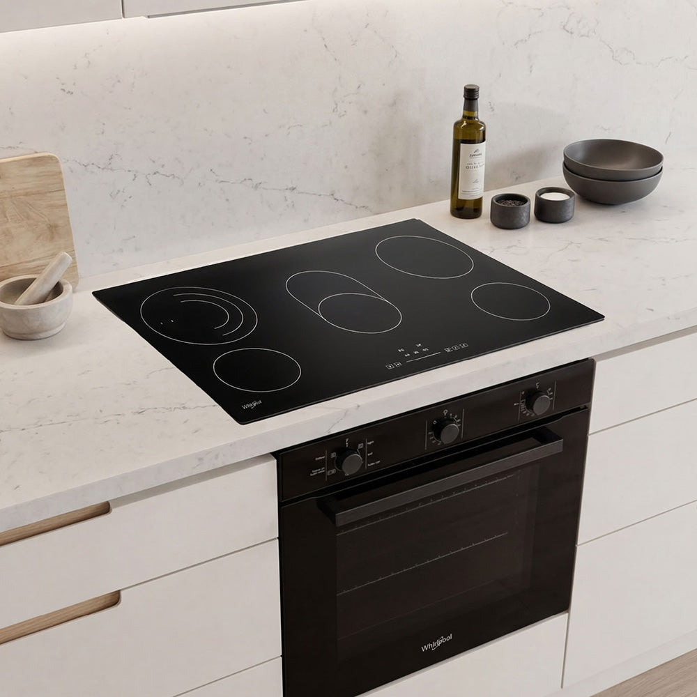 Whirlpool WRT9350AUS 90cm 5 Zone Ceramic Cooktop with Oval Zone