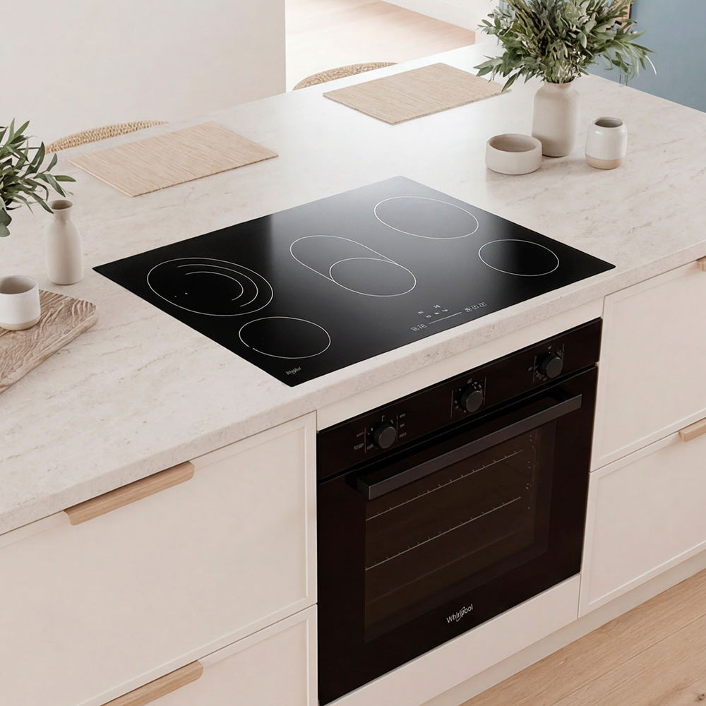 Whirlpool WRT9350AUS 90cm 5 Zone Ceramic Cooktop with Oval Zone