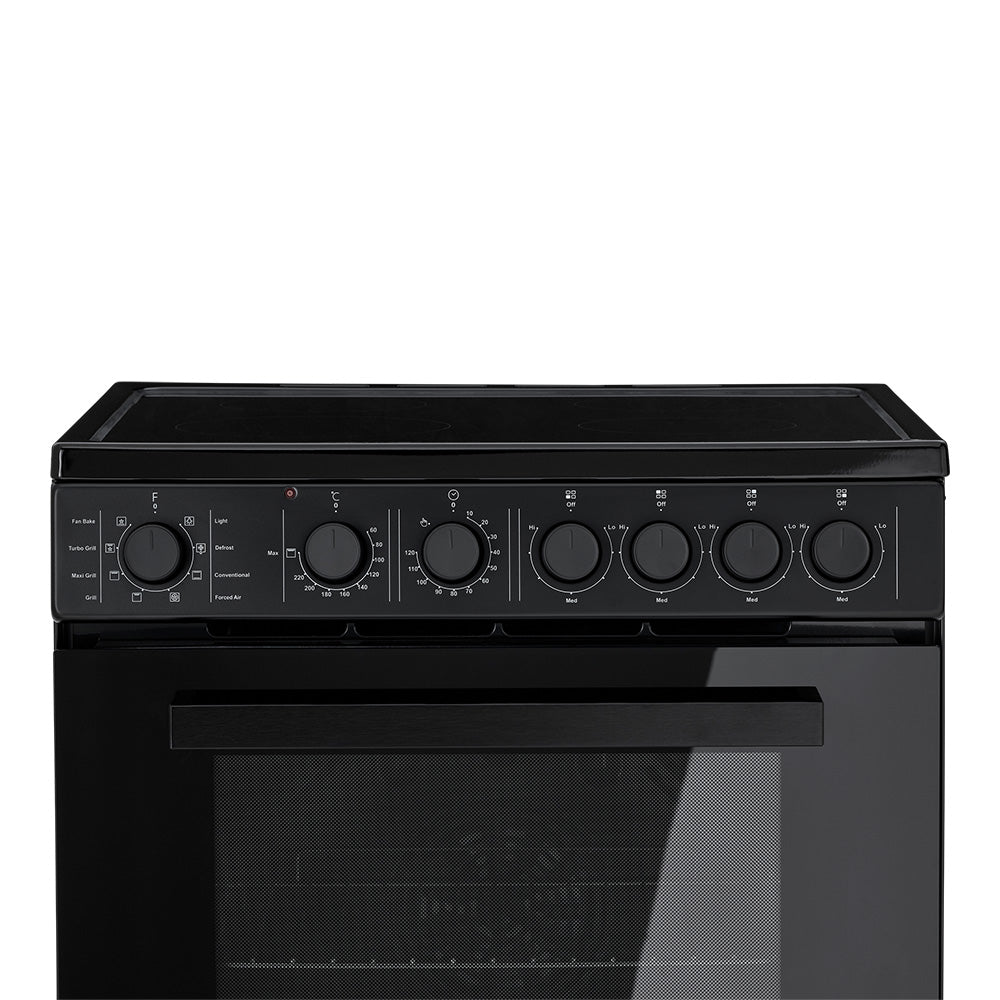Whirlpool WS67V9KMB 60cm Ceramic Freestanding Oven in Black