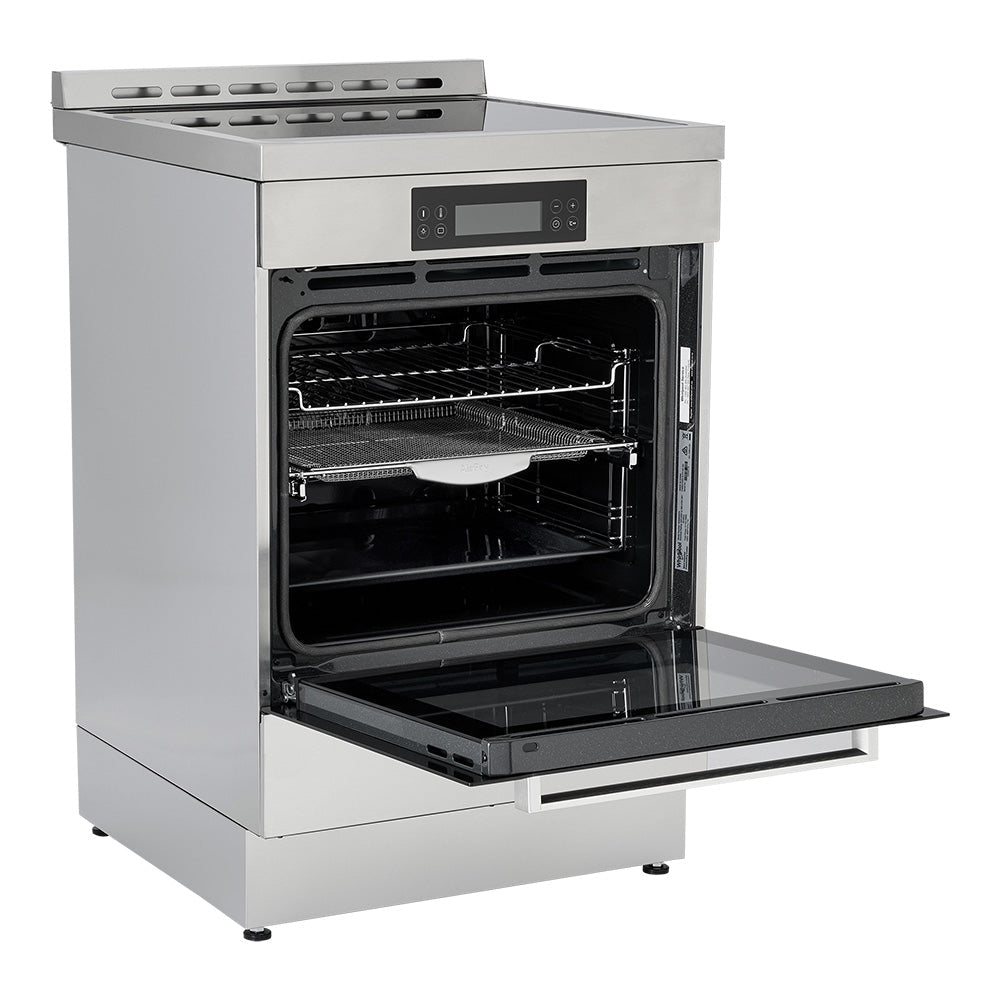 Whirlpool WS68I9SPX 60cm Induction Freestanding Pyrolytic Oven in Inox