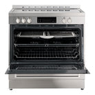 Whirlpool WS91V9KPX 90cm Ceramic Freestanding Oven with Air Fry in Inox