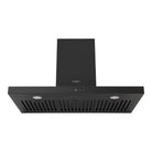 Whirlpool WT9BTABC 90cm Auto Clean T-Box Canopy Rangehood in Black