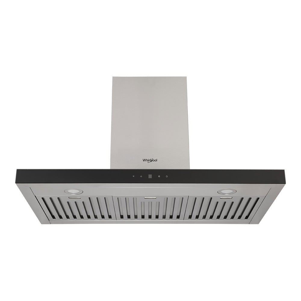 Whirlpool WT9BTAXA 90cm Auto Clean T-Box Canopy Rangehood in Stainless Steel