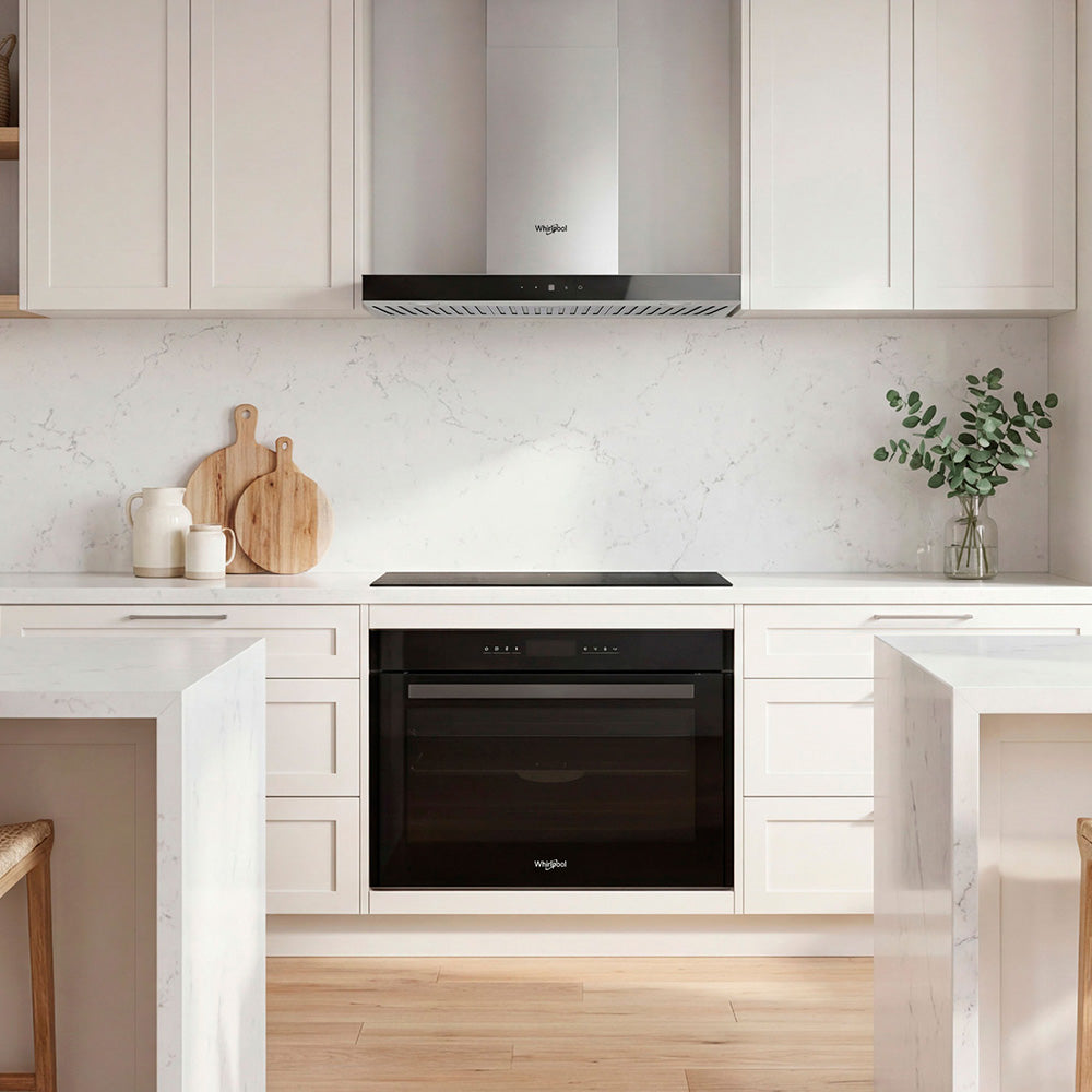 Whirlpool WT9BTAXA 90cm Auto Clean T-Box Canopy Rangehood in Stainless Steel - lifestyle