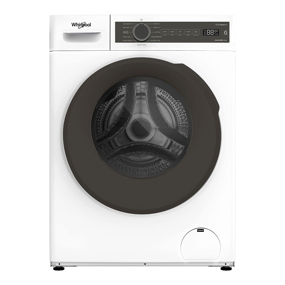 Whirlpool WWPB8502IW 8kg/4.5kg White SteamCare Slim Washer Dryer Combo - Front