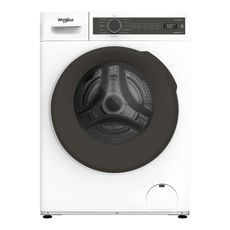 Whirlpool WWPB8502IW 8kg/4.5kg White SteamCare Slim Washer Dryer Combo - Front