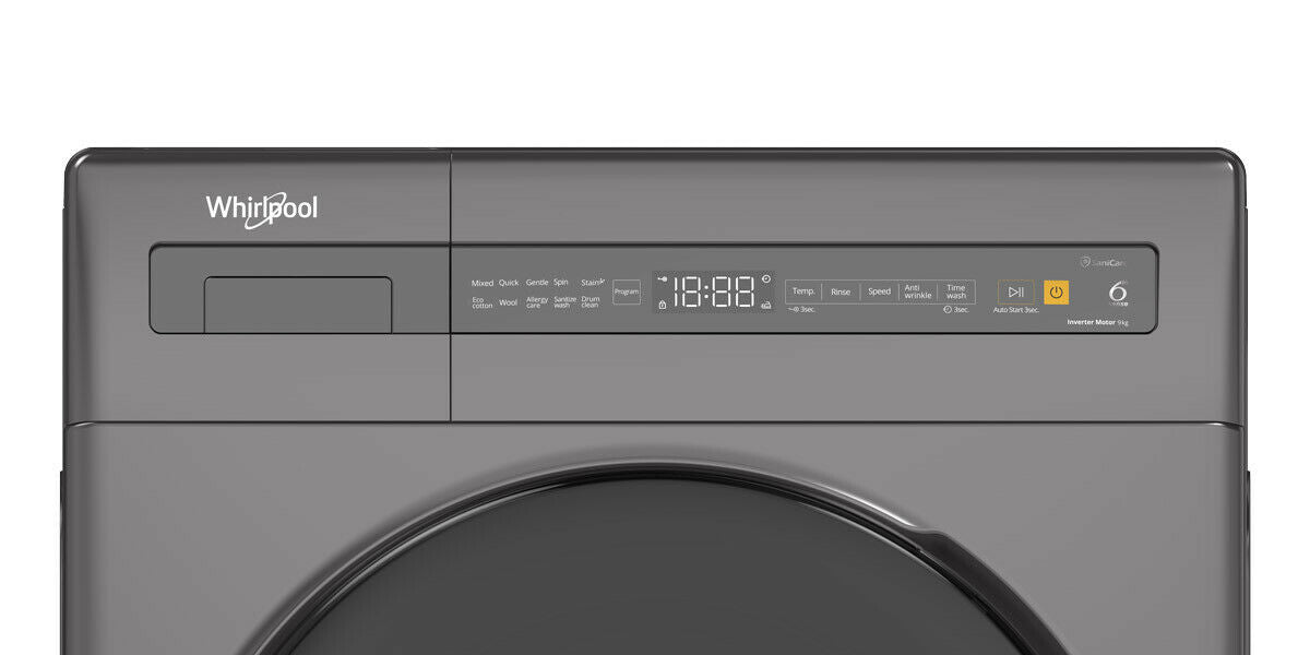 Whirlpool FWEB9002IG washing machine control panel