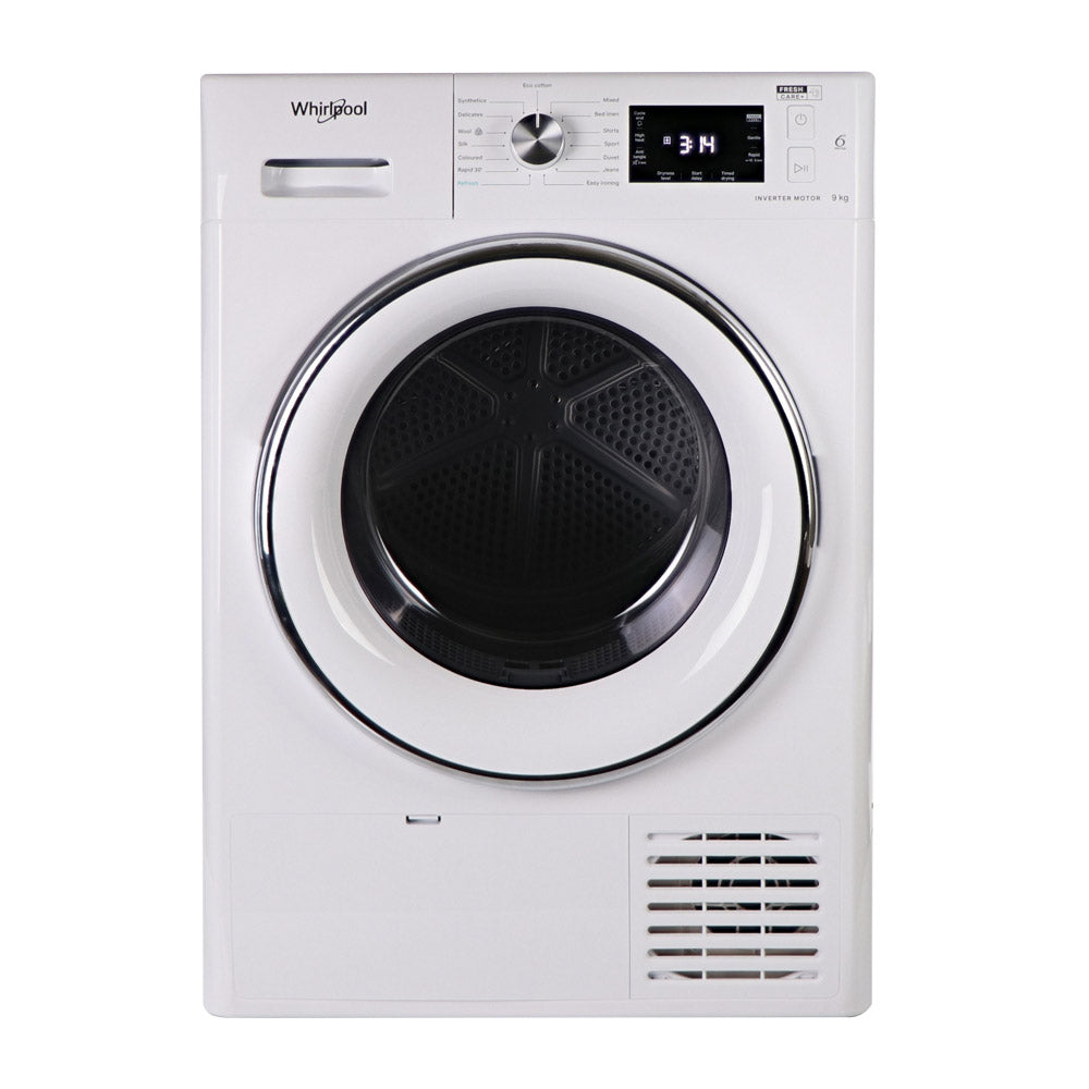 Whirlpool WHP80250 9kg heat pump dryer in White, product view 1