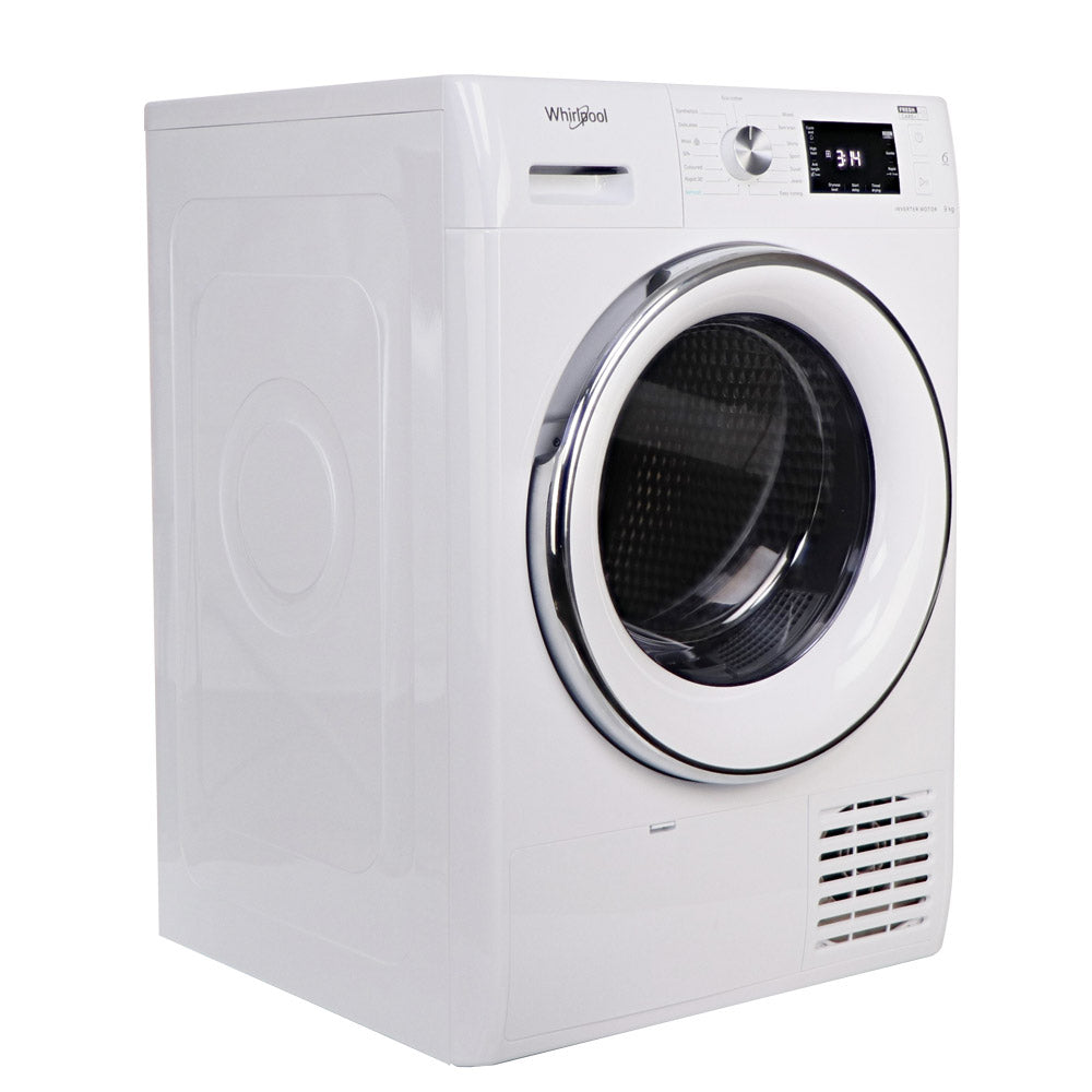 Whirlpool WHP80250 9kg heat pump dryer in White, product view 18
