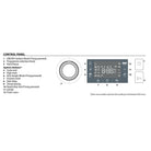 Whirlpool WHP80250 heat pump dryer control panel layout
