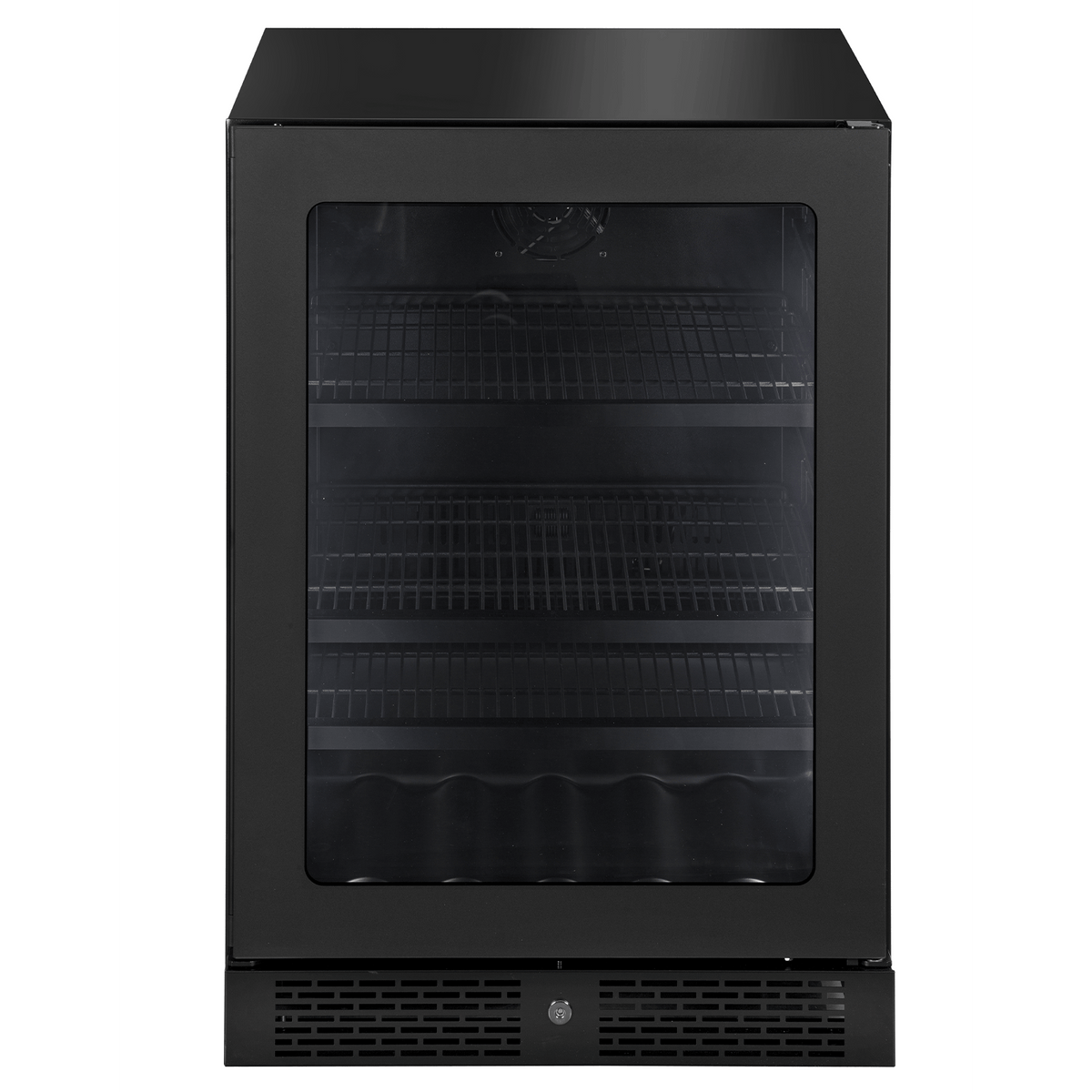 Artusi ABC142BV beverage cooler front view with lower grill panel