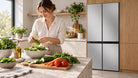 Artusi AFDF620 84cm freestanding quad door refrigerator freezer - lifestyle image 1