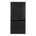 Artusi AFDF620B 84cm freestanding quad door refrigerator freezer in matte black