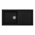 Artusi AGS1001B Granitek single bowl sink in black