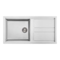 Artusi AGS1001W Granitek single bowl sink in white